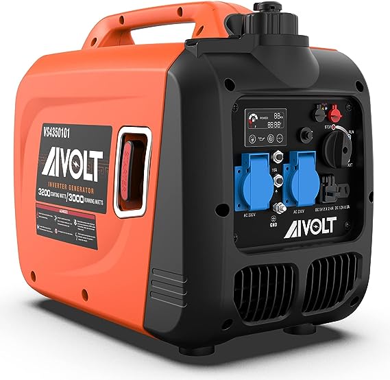 AIVOLT Generador Gasolina 6000W Generador Inverter Silencioso con